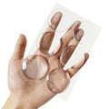 Adhesive Transparent Bumper Pads Door Knob Wall Shield Protector Soft Door Stopper