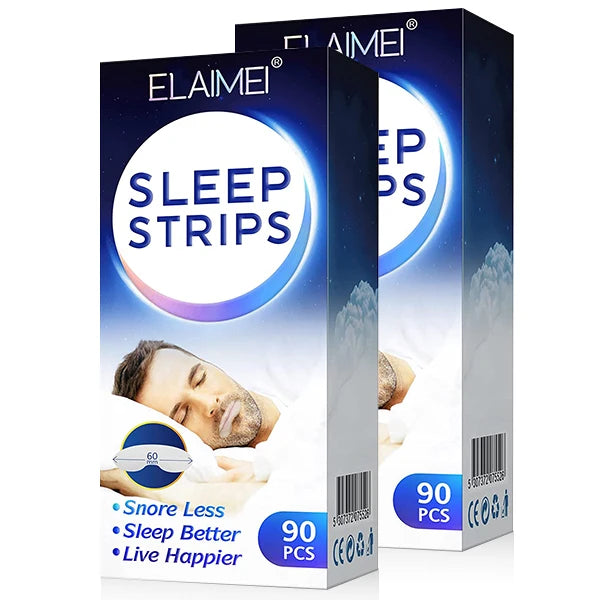 Most Popular European Quality Hypoallergenic Mouth Tape OEM/ODM Anti Snoring Sleep Strips for Sleeping Nasal Breathing