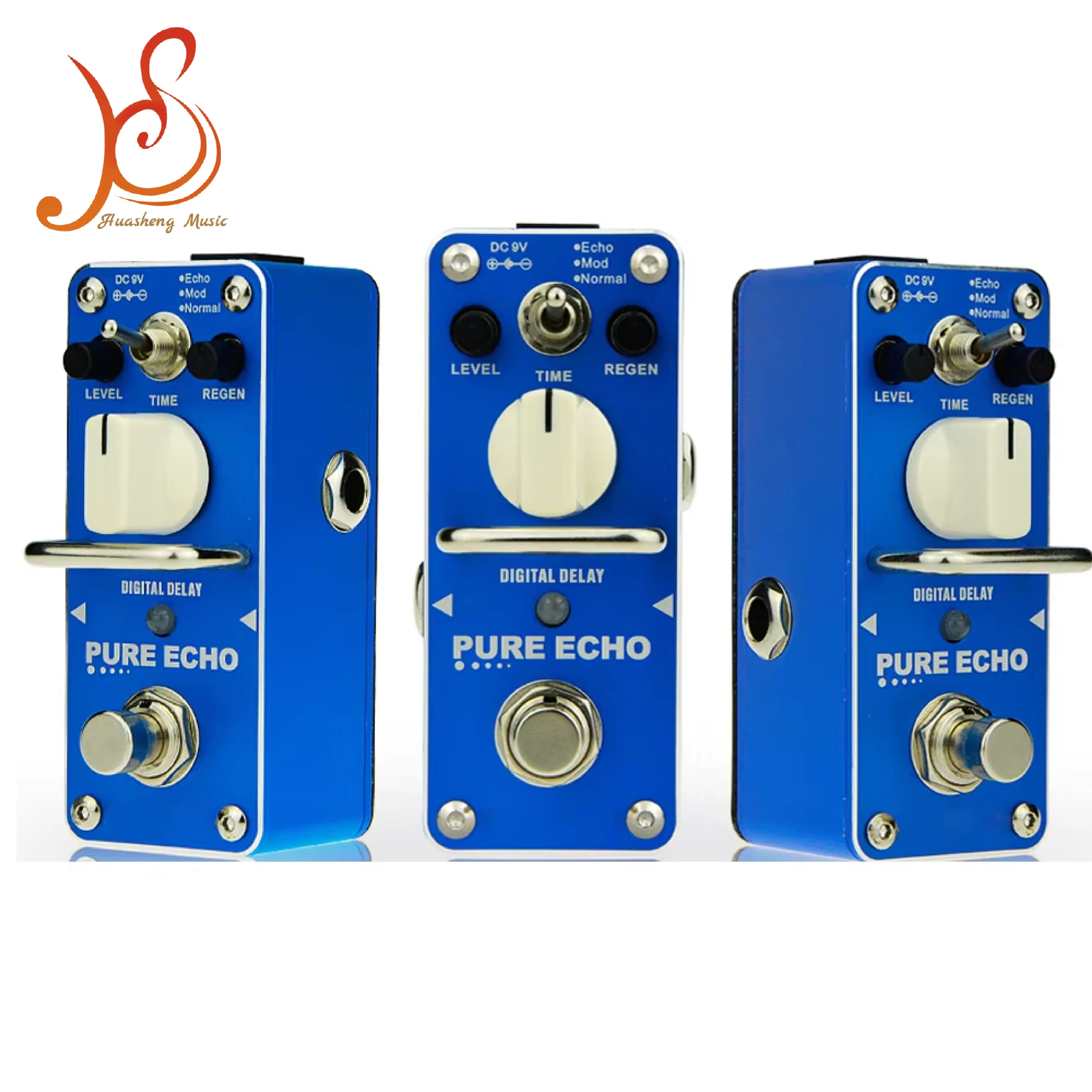 HUASHENG APE3PUREECHO Analog Delay Guitar Effect Pedal Professional Metal Durable Warm Dynamic Sound Instrument Accessories