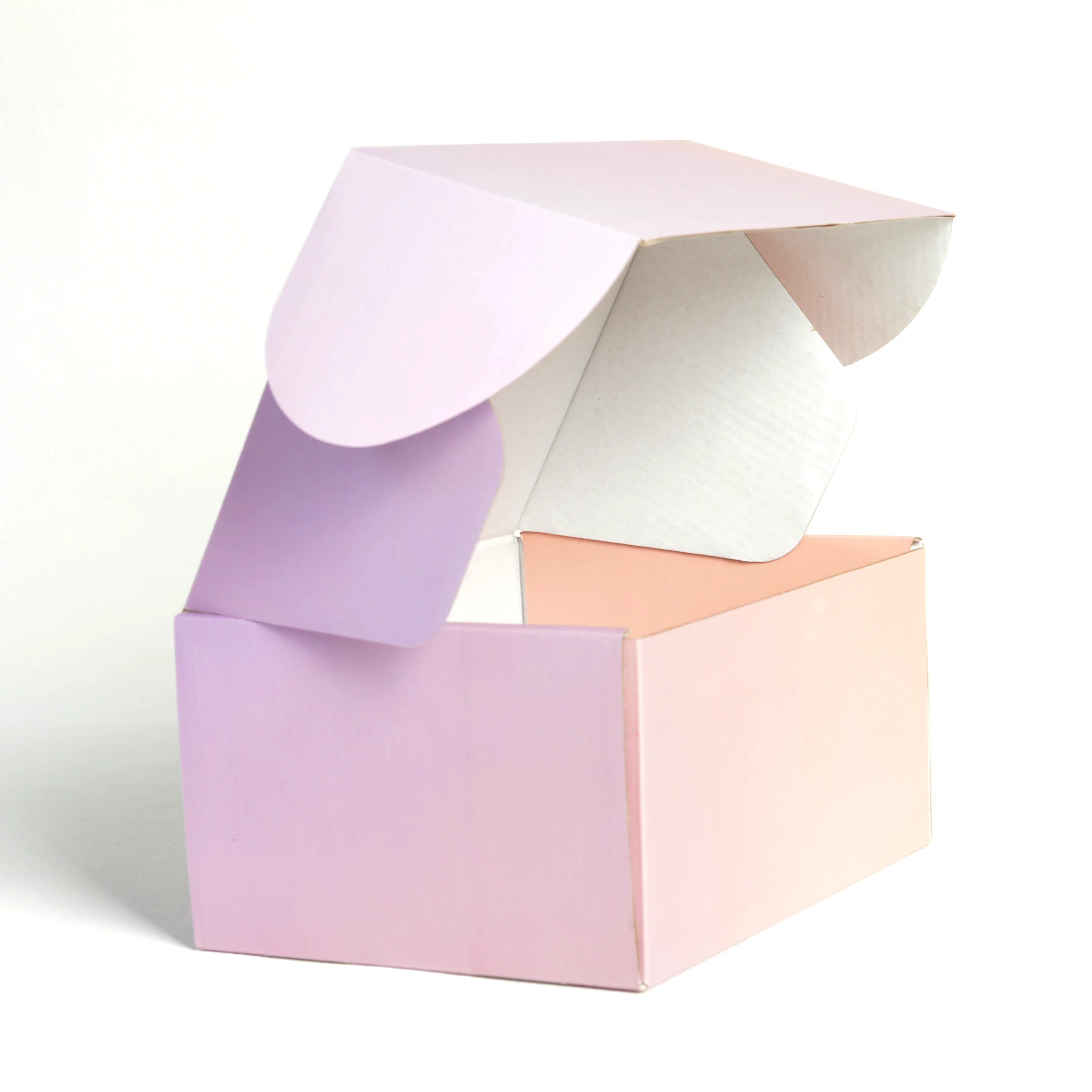 Custom  Clamshell Wig Beauty Skincare Set Corrugated Cardboard Mailer Subscription Box Packaging Cosmetic Makeup Gift Box