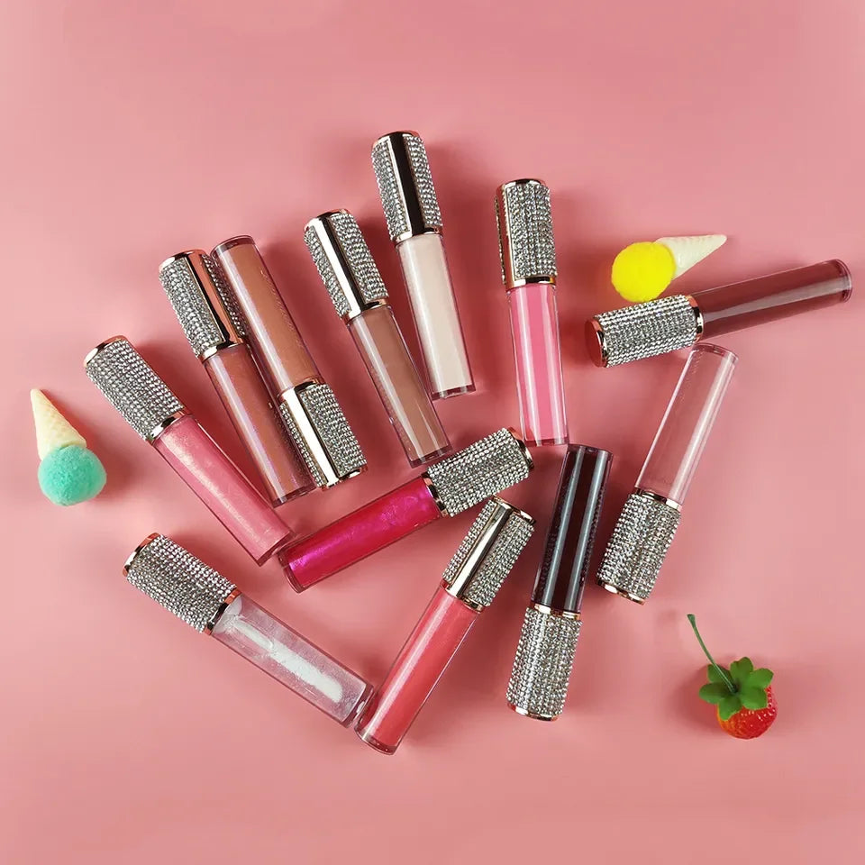 Wholesale Lip Beauty Custom logo Lip Gloss DIY High Quality Shimmer Velvet Lipgloss
