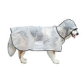 Custom Logo Premium TPU Print Solid Large Hooded Waterproof Dog Raincoat for Summer Spring Autumn Outdoor Wear