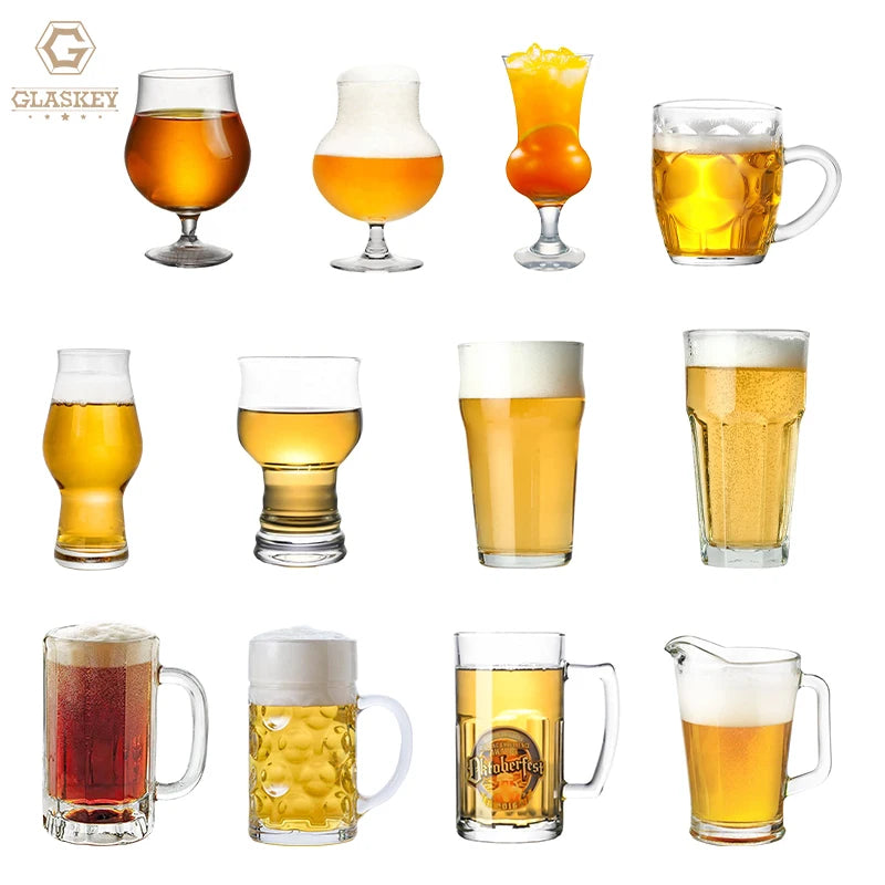 Best Seller Branded Beer Stein Different Types of Beer GlassesCraft Pint Ipa German Beer Mug Glassware