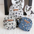 Cute Bulldog Backpack Harness Set Small Pet Dog Cat Outdoor Walking with Polyester Leash Wholesale