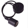 Vintage Edison Screw Style E27 Lamp Socket Multi-Color Silicone 2m Cable Hanging Lamp Energy Saving 1-Year Warranty
