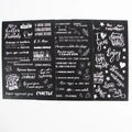 Adhesive Stickers Custom A5 Kiss Cut Safety and Eco-friendly Self Adhesive Sticker Paper Sticker Labels