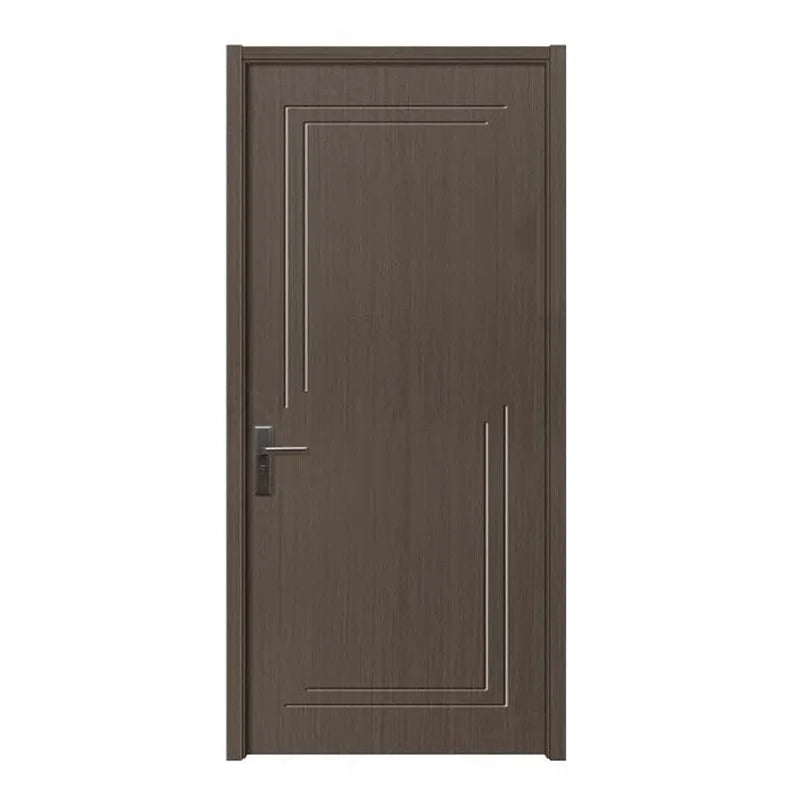 Modern Design Soundproof Hotel Door Internal Bedroom Waterproof ABS PVC Interior WPC Doors for Room With Smart Lock