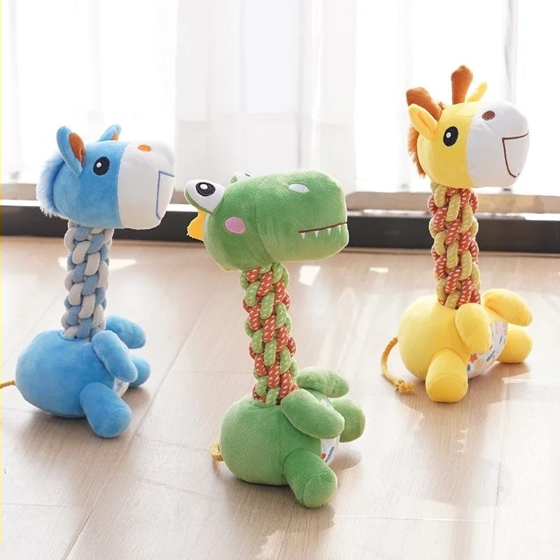 2025 New Dog Toy Chew Knot Bruxism Phonation Medium and Large Dog Pet Products