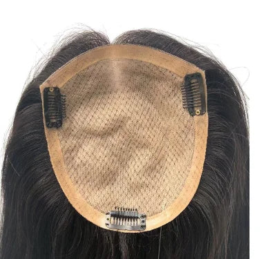 Hand-tied Full Silk Base Women Topper Natural Breathable Summer Use 100% Human Virgin Hair Integration Hairpiece System