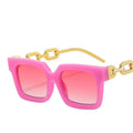 Pink Purple Eyeglasses Tinted Square Clear Frame Vintage Uv 400 Glass Lens Women 2025 Sunglass Vendor Sunglasses Organizer
