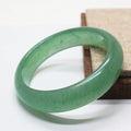 Authentic Natural Solid Gemstone Green Aventurine Gem Stones Bracelet Bangle Jewelry Bangles