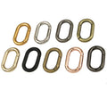 Deepeel KY624 13/16/20/25mm Handbag Hardware Accessories Oval Spring Clasp Bag Strap Buckles O Ring Buckle