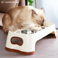 Stainless Steel Non slip Metal Insulated Cat Bowls Cat Pet Food Water Dish Feeding