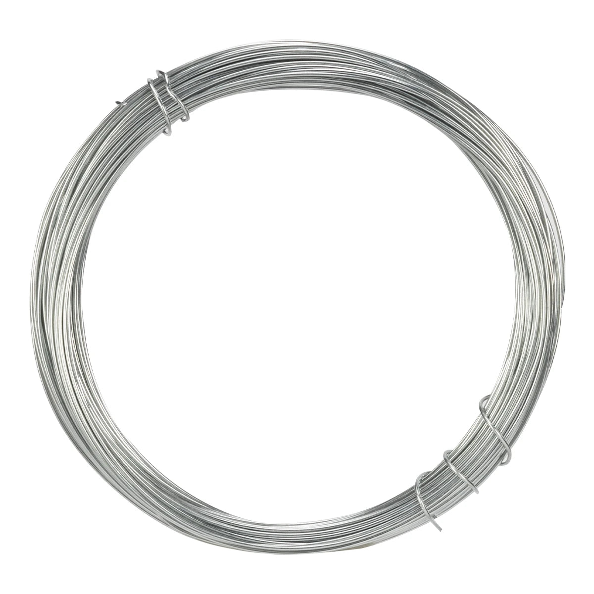 KSEIBI Galvanised Wire Metal 0.8mm X 30M Hanging Card Packing Steel Cable