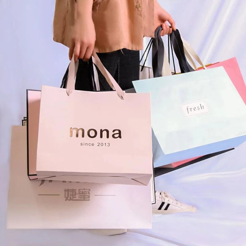 Sample Available Printed Party Shopping Packaging Wholesale Craft Custom Brown Kraft Paper Bag Manufacturer With Your Own Logo