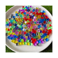 New Arrival 8MM Clear Plastic Cubes Player Pieces Transparent Wedding Party Supply
