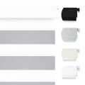 No Drill No Tools Smart Motorized Electric Zigbee Alexa Tuya Wifi Google Matter Compatible Zebra Window Shades Blinds for Window