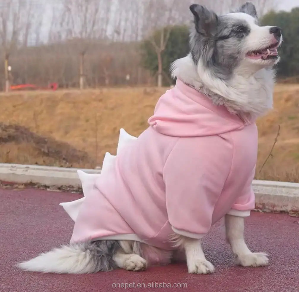 Luxury Solid Pattern Hoodie Pet Apparel for Large Dogs Big Dog Clothes 3XL to 8XL Husky Labrador Golden Retriever Dog Clothing