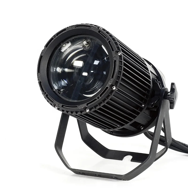 AICPOSE IP65 Waterproof Outdoor LED Zoom Profile Spotlight 200W DMX512 Control 8-60 Zoom Angle for Theme Park Stage Lighting