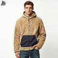 Custom Embroidery logo Patch Design Zipper up Fleece Hoodie for Men