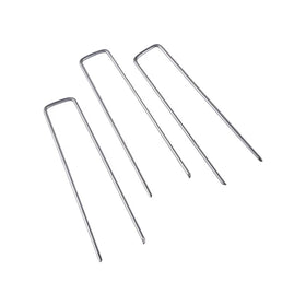 Iron Ground Stakes Mulch Nail U Type Peg Insect Net Fixing Peg Turf Securing Sod Staples Garden Pegs