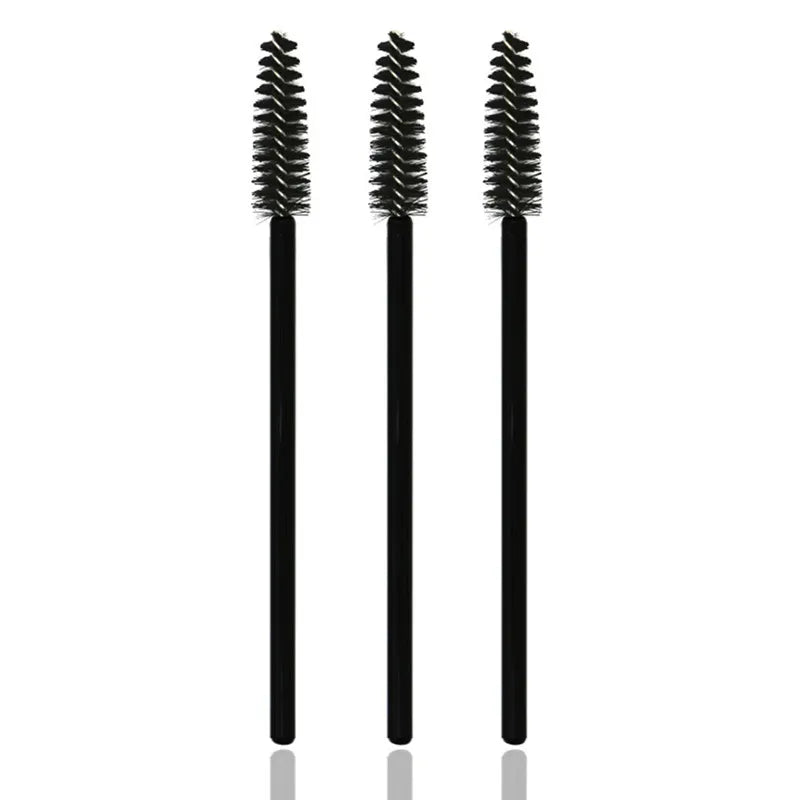 New Style Disposable Nylon Makeup Applicators Eyelash Brush Cleaner for Beauty Care Flat Powder for Eye Shadow Mascara Tool