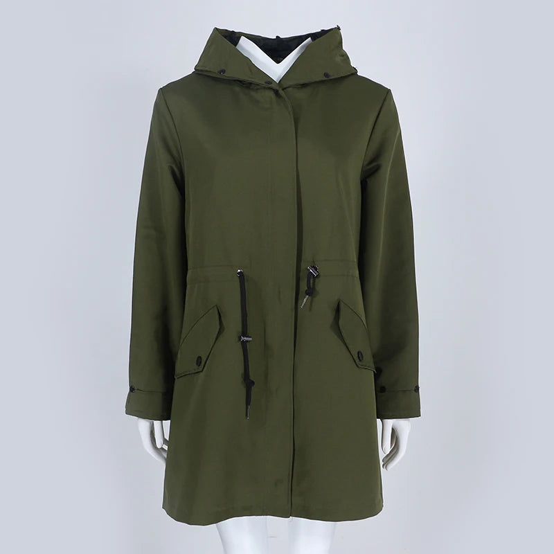 OFTBUY 2024 Waterproof Long Parka Shell Can Match Fur Liner and Fur Collar Bomber Jacket Coat