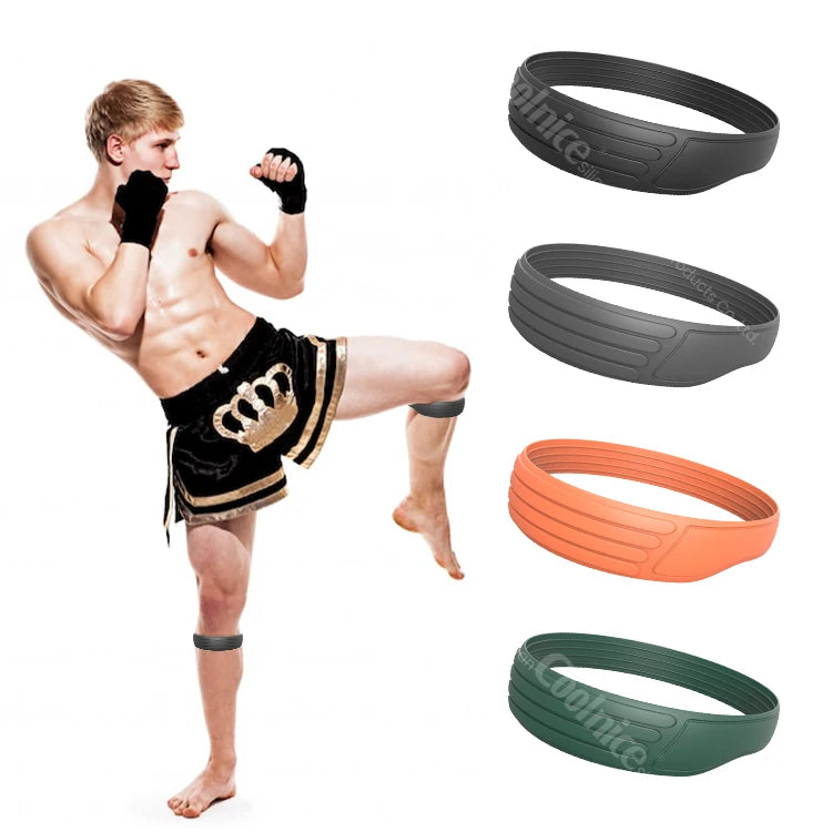 Knee Braces Patella Knee Support Strap Adjustable Patellar Tendon Stabilizer Silicone Band for Exerciser Knee