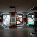 Custom Crystal Led Light Box Illuminated Hanging Real Estate Agent Window Display Advertising Light Box