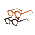 Thick Chunky Frame  Irregular Eyewear Men Name Transparent Designers Unique Marbled Texture Eyeglasses