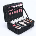 Wholesale Professional Cosmetic Bags Custom Logo Travel Makeup Organizer Fashionable Large Capacity Makeup Bag