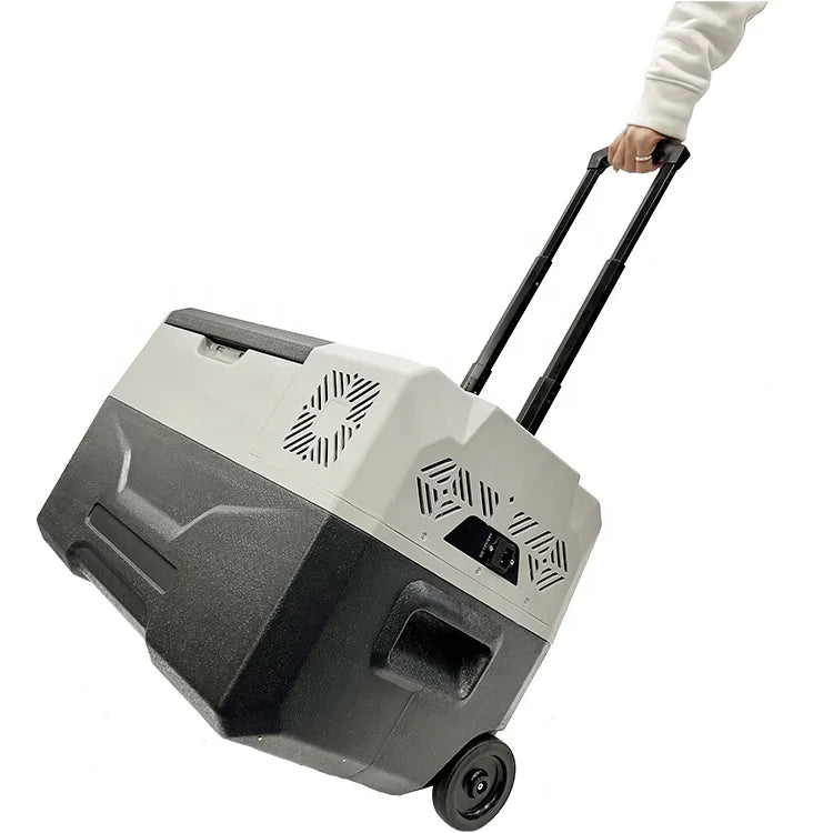 Car Smart Refrigerator 12V 24V 30L Camping Freezer Silent Noiseless Cooler Trolley Fridge