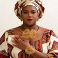 MEIZI Gold Plated Copper 4-Piece Women & Children's Jewelry Sets for Weddings & Engagements Orthodox Bridal Dubai