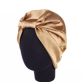 New Fashion Polyester 100% Silk Solid Muslim Women's Turban Hat Sleep Cap Under Scarf
