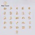 Jewelry Manufacturer Wholesale Stainless Steel Initial Charms Diy 26 Letter Alphabet Pendant for Necklace Bracelet