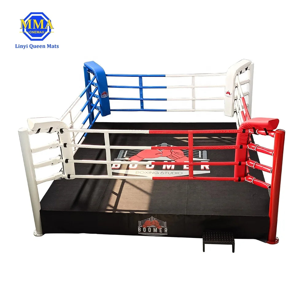 ONEMAX Professional MMA Boxing Ring PVC Wrestling Ring Floor 7m*7m*1m Competition Ring with Custom Logo