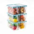 Wholesale Foldable Microwavable Household Kitchen Storage Basket Fresh Box Storage for Refrigerator Grains Miscellaneous Food