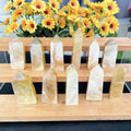 Wholesale Bulk Golden Mica Tower Large Crystal Tower Healing Crystal Tower Point Wand