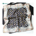 Fashionable 100% Silk Square Scarf for Women New Style Printing Digital Custom Design Designer Pattern for Summer Winter