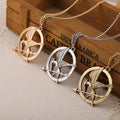 Wholesale Custom European and American Movie Peripheral Vintage Raphael Power Angel Necklace Mocking Jay Fashion Necklaces