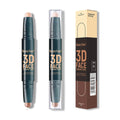 Hot Sale 3D Face Make up Full Coverage Double Headed Shaping Contour Stick for Dark Skin