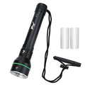 Professional Diving Flashlight 2000 Lumens Diving Torch Aluminum Alloy High Power Lighting 110M Waterproof IPX8 18650 Battery