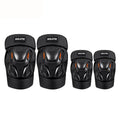 Outdoor Sports Anti-Fall Riding Protective Gear Motorcycle Motocross Knee Elbow Pads Takeaway Pulley Leg Pads 4pcs/set