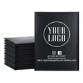GDCX Strong Adhesive Poly Bubble Courier Bag Black Gold Bubble Mailer Shipping Envelope Bag Waterproof Black Bubble Bags