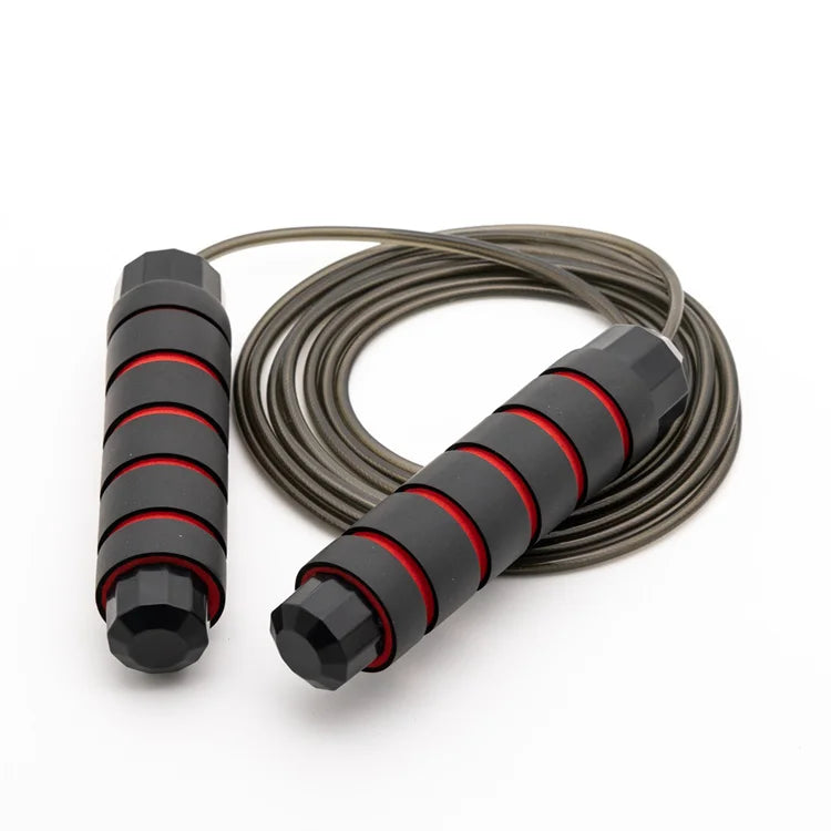 300cm Adjustable Jump Ropes PVC Coated Durable Steel Cable 160g Fitness Skipping Rope for Aerobic Training