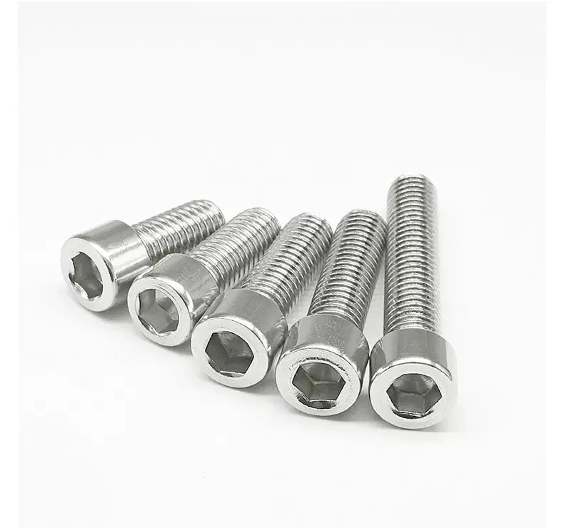 M3-M16 Customized Cup Head Hexagonal Bolt High Class 8.8 Cylindrical Head Hexagonal Mechanical Screw