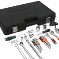 Hardware Supplies 128 Pcs Car Pepair Socket Wrench Tool Set 72T Spanner Set in Tool Box