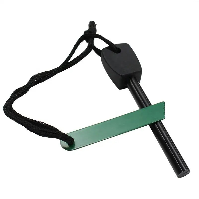 KongBo Portable Mini Emergency Premium Survival Fire Starter Firesteel With Green Striker