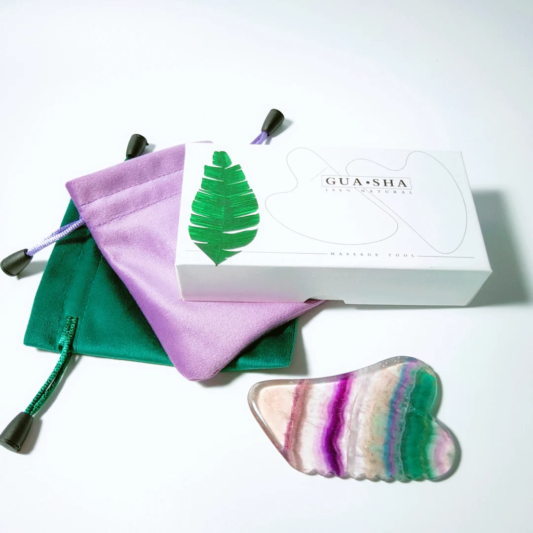 Huiying Gemstone Handmade Fluorite Polished Natural Gua Sha Board