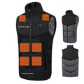 2025 New Arrival Outdoor Vest 17 Heating Zones USB Charging Electric Colorblock Waistcoat(No Battery) Electric Heating Vest